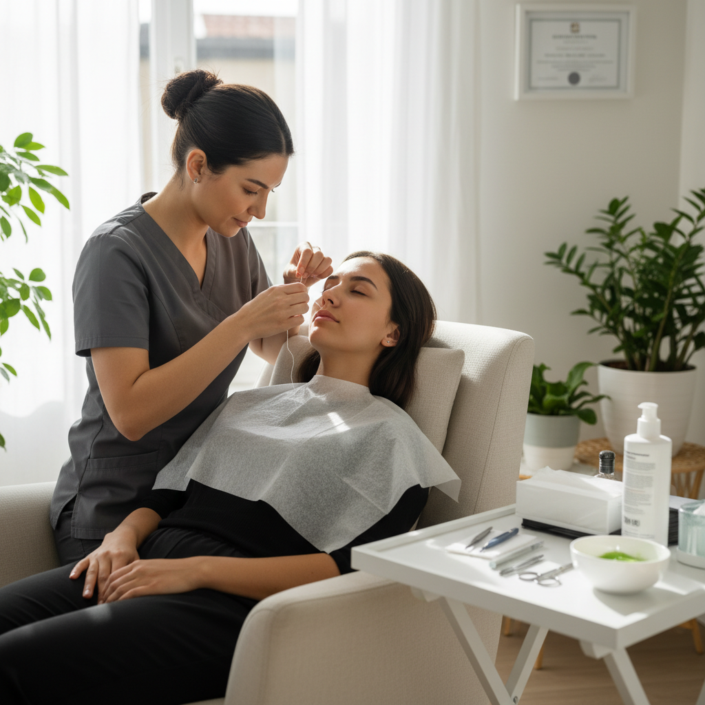 Professional full face threading service