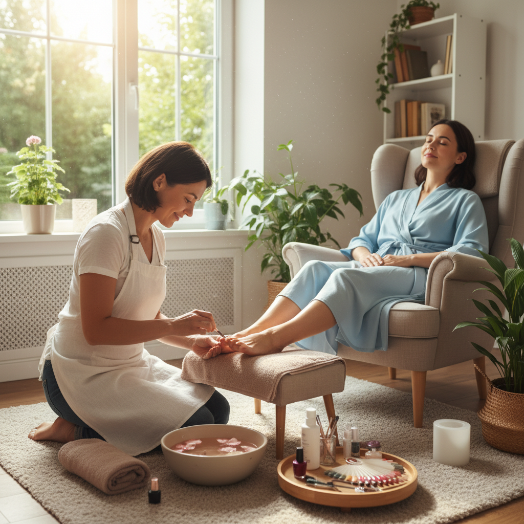 Classic pedicure service