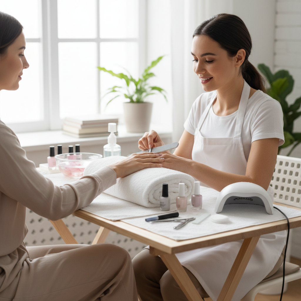 Basic manicure service