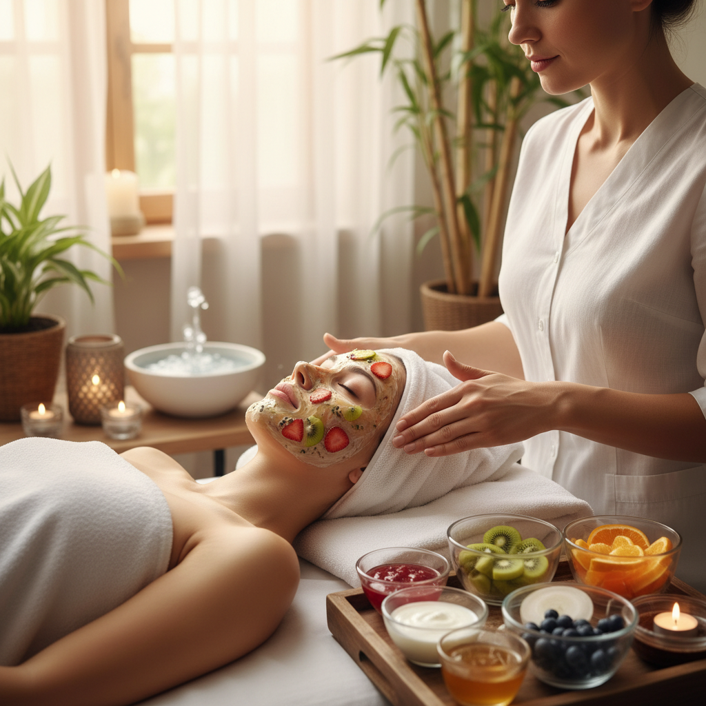 Fruit facial treatment service